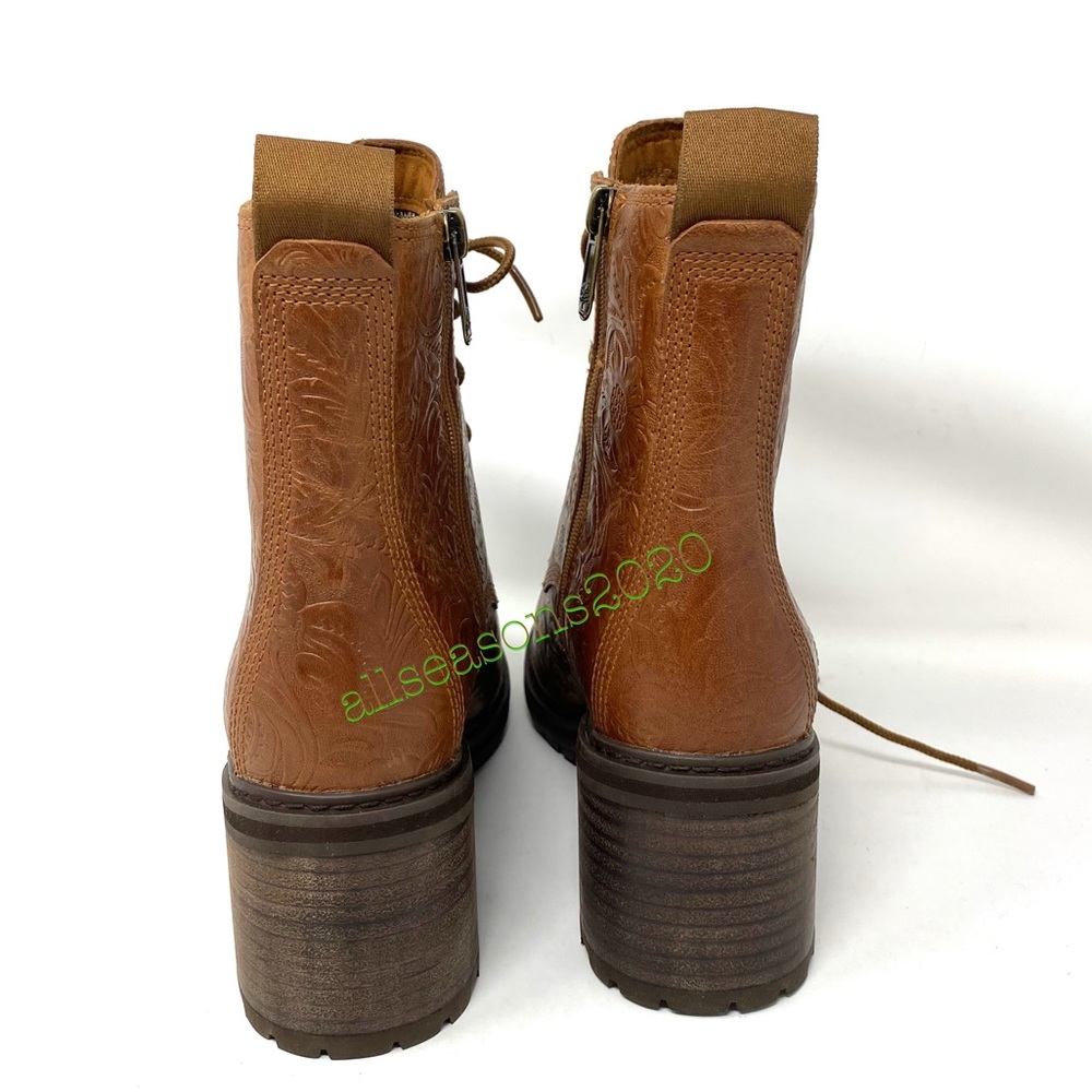 Timberland Sienna High Side ZIP Boot Emboss BrownW - Picture 11 of 15